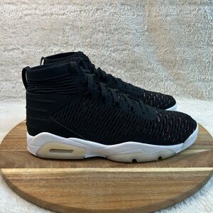 Jordan Flyknit Elevation 23 Black/ Black-University Red Noir 2018 Mens Size 10